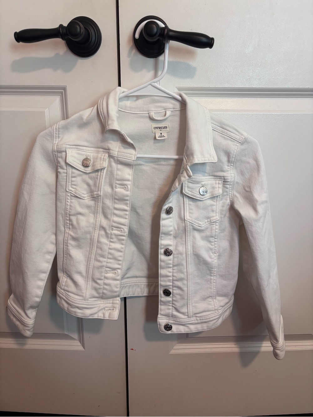 Crewcuts White Denim Jean Jacket for Kids